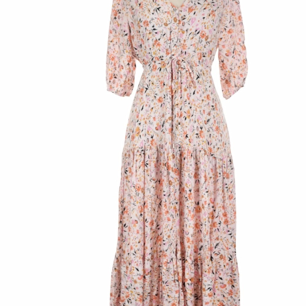Petal & Pup Multicolor Floral Maxi Dress - Picture 1 of 4